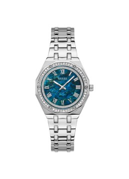 GUESS Dames Desire horloge GW0770L1 in de kleur Zilver