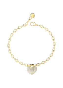 GUESS Dames Armband met kristal JUBB05214JWYGS in de kleur Goud