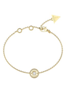 GUESS Dames Armband met kristal JUBB05555JWYGS in de kleur Goud