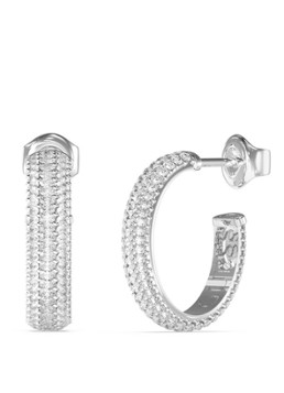 GUESS Dames Oorringen JUBE06020JWRHT-U in de kleur Zilver