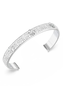 GUESS Dames Bangle JUBB06401JWRHS in de kleur Zilver