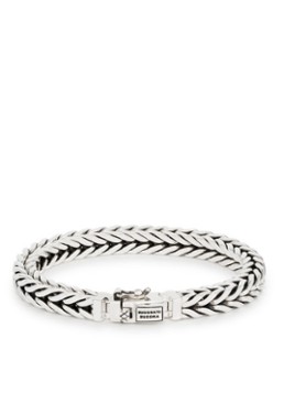 Buddha to Buddha Dames Barbara schakelarmband van zilver in de kleur Zilver