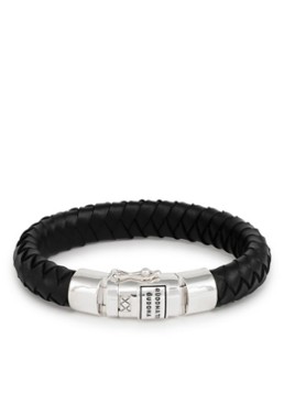 Buddha to Buddha Dames Ben armband van leer in de kleur Zwart