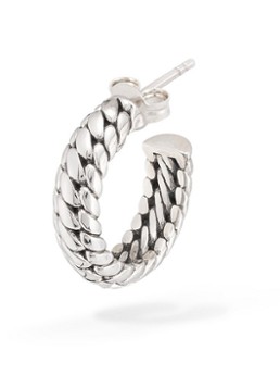 Buddha to Buddha Dames Ben Small oorringen van zilver in de kleur Zilver