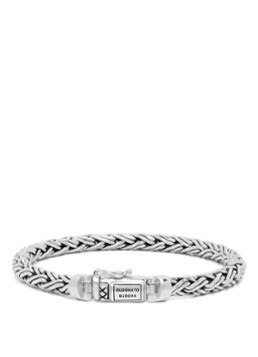 Buddha to Buddha Dames Katja XS schakelarmband van zilver in de kleur Zilver