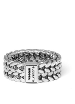 Buddha to Buddha Heren Julius ring van zilver in de kleur Zilver
