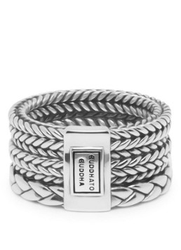 Buddha to Buddha Dames Triple Mini ring van zilver in de kleur Zilver
