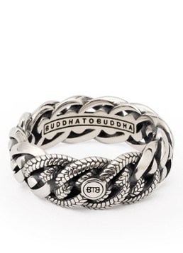 Buddha to Buddha Dames Nathalie Small ring van zilver in de kleur Zilver