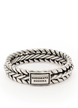 Buddha to Buddha Heren Nurul XS ring van zilver in de kleur Zilver
