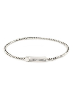 Buddha to Buddha Dames Permanent schakelarmband van zilver in de kleur Zilver