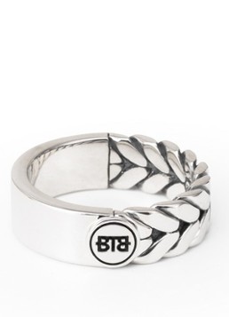 Buddha to Buddha Dames Barbara Dual ring van zilver in de kleur Zilver
