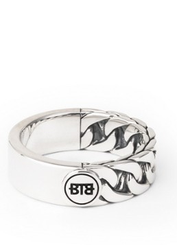Buddha to Buddha Heren Esther Dual ring van zilver in de kleur Zilver