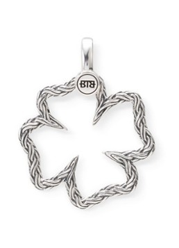 Buddha to Buddha Dames Katja Klaver hanger van zilver in de kleur Zilver