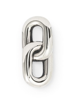 Buddha to Buddha Dames Stacking enkele oorknop van zilver in de kleur Zilver