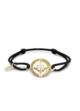 Buddha to Buddha Dames Barbara Compass armband in de kleur Zilver