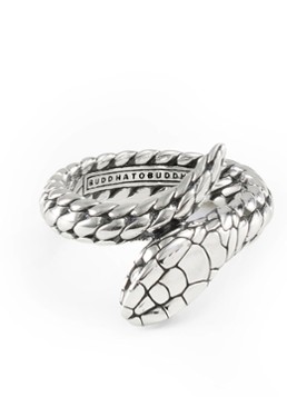 Buddha to Buddha Heren Ben XS Slang ring van zilver in de kleur Zilver
