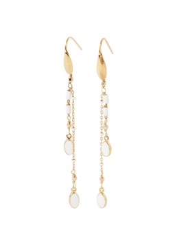 Isabel Marant Dames Casablanca oorhangers in de kleur Gebroken wit, maat: 1maat