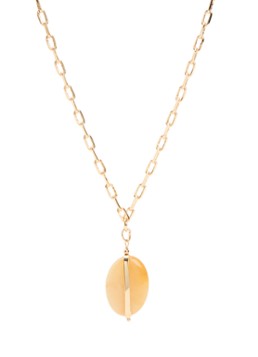 Isabel Marant Dames Stones ketting met hanger in de kleur Geel, maat: TU
