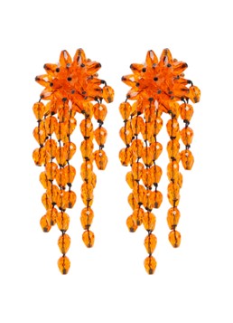 Isabel Marant Dames Hanabi oorclips in de kleur Oranje, maat: TU