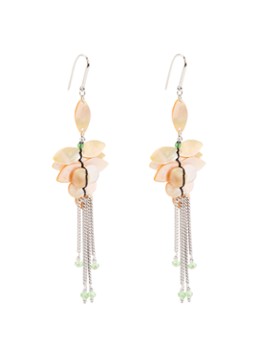 Isabel Marant Dames Halsey Long oorhangers in de kleur Geel, maat: TU