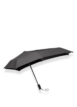 Senz Mini Automatic aerodynamische opvouwbare stormparaplu 91 cm Antraciet - Deal
