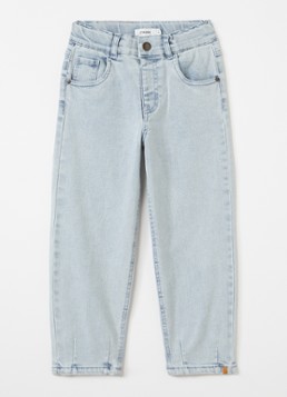 Lil 'Atelier Jongens NMMFrances loose fit jeans met lichte wassing in de kleur Indigo, maat: 98