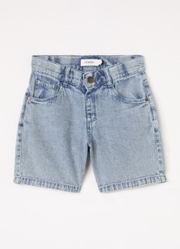 Lil 'Atelier Jongens NMMFunda loose fit korte broek van denim in de kleur Blauw, maat: 98