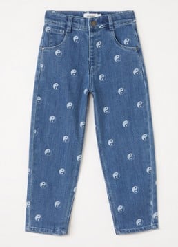 Lil 'Atelier Jongens NMMLivo loose fit jeans met print in de kleur Jeans, maat: 92