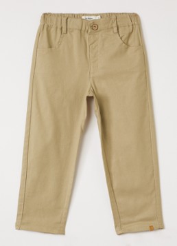 Lil 'Atelier Jongens NMMKoa straight fit chino in de kleur Khaki, maat: 104