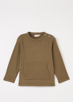 Lil 'Atelier Jongens NMMILondon sweater in de kleur Bruin, maat: 104