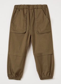 Lil 'Atelier Jongens NMMNage tapered fit chino met steekzakken in de kleur Bruin, maat: 104