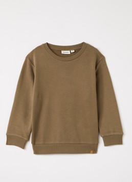 Lil 'Atelier Jongens NMNIlondon sweater in de kleur Donkerbruin, maat: 122/128