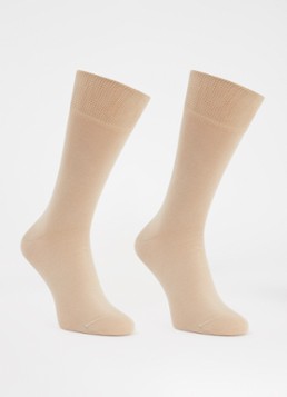 Falke Heren Swing sokken in 2-pack in de kleur Camel, maat: 43-46