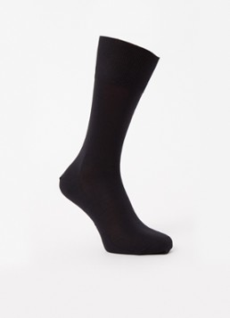 Falke Heren Climawool sokken in scheerwolblend in de kleur Zwart, maat: 43-44