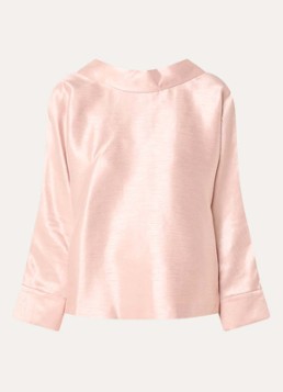 Xandres Dames Hubje blouse met metallic finish in de kleur Zalmroze