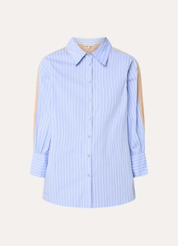 Xandres Dames Hatriena blouse met streepprint in de kleur Blauwgrijs