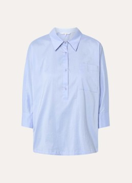 Xandres Dames Hatida tuniek met opgestikte zak in de kleur Blauwgrijs