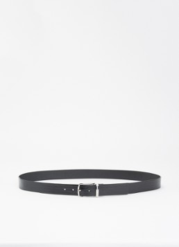 Armani Heren Riem van leer in de kleur Zwart