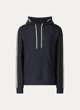 Armani Heren Hoodie met capuchon met steekzakken in de kleur Donkerblauw