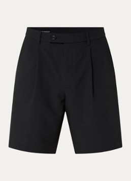 Armani Heren Straight fit korte broek met steekzakken in de kleur Donkerblauw