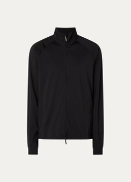 Armani Heren Sweatvest met trekkoord en steekzakken in de kleur Zwart