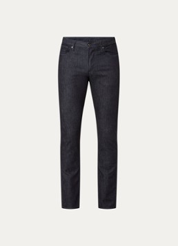 Armani Heren Slim fit jeans met donkere wassing in de kleur Indigo