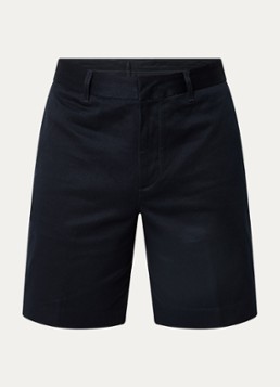 Armani Heren Loose fit korte broek met steekzakken in de kleur Donkerblauw