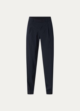 Armani Heren Straight fit pantalon met steekzakken in de kleur Donkerblauw