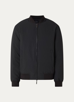 Armani Heren Reversible bomberjack met donsvulling in de kleur Donkerblauw