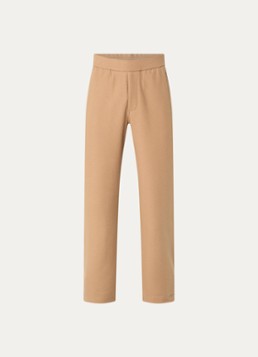 Armani Heren Straight fit pantalon met steekzakken in de kleur Camel
