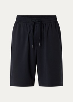Armani Heren Loose fit korte broek met steekzakken in de kleur Donkerblauw