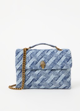 Kurt Geiger Dames Kensington Large schoudertas van denim