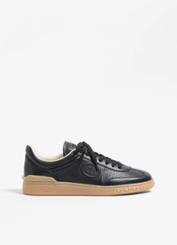 Valentino Garavani Heren Sneaker van kalfsleer in de kleur Zwart