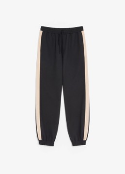 Valentino Garavani Heren Tapered fit trackpants met steekzakken in de kleur Zwart